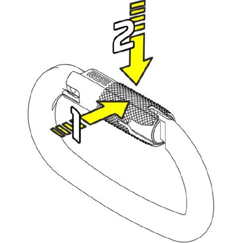 カラビナ/X-Large CarbonS RISE Lock™ 特大スチールRISEロックイメージ663
